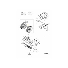 GRUPPO SUPPORTO RUOTA 686-0081A ORIGINALE MTD