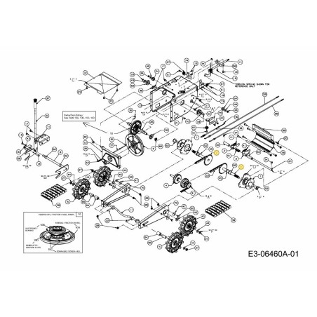 Achsbaugruppe: Kette: .750 SERR 611-0053 Original MTD | Newgardenstore.eu