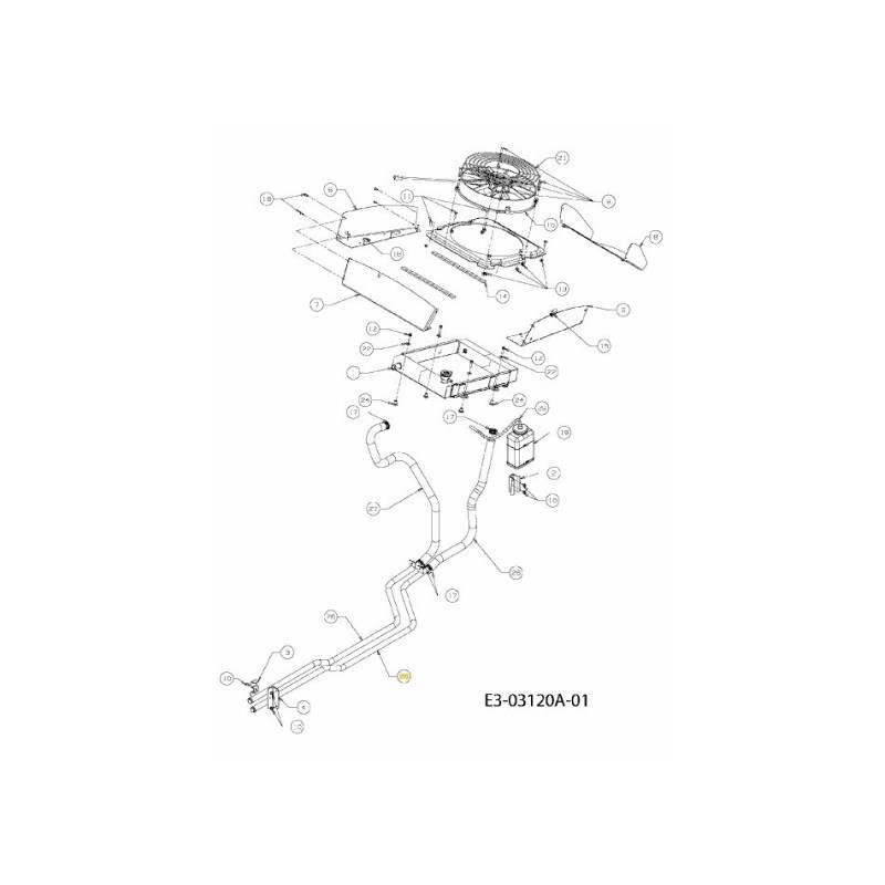 TUBO, CONDOTTO DEL CARBURANTE 750-04768 ORIGINALE MTD