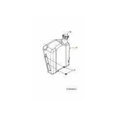 TANK FUEL 751-0658E ORIGINAL MTD