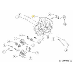 Culasse 751-15813 ORIGINALE MTD