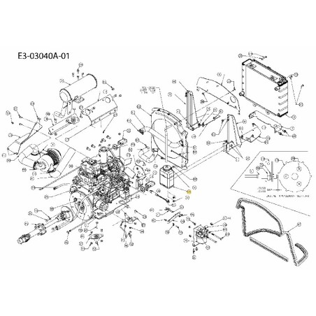 Ausgleichsbehälter 731-04731 Original MTD | Newgardenstore.eu