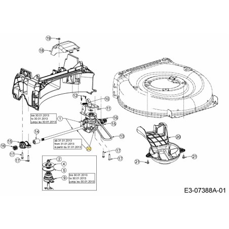TRANSMISSION ASM 618-06005 ORIGINAL MTD | Newgardenstore.eu