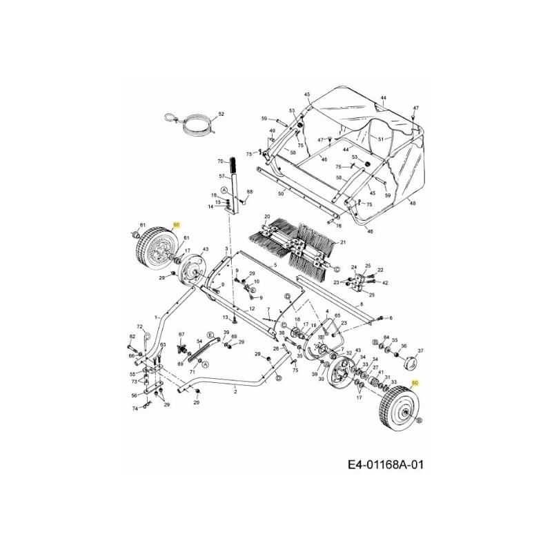 ENSEMBLE ROUE ET PNEU (A-F) AF-44930 ORIGINAL MTD