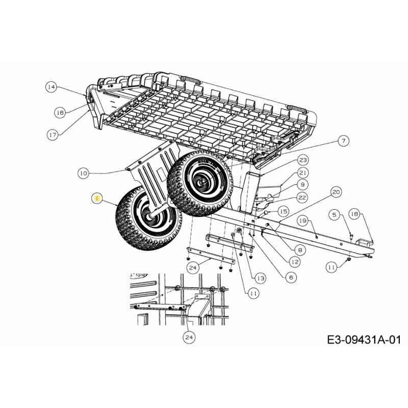 WHEEL ASM 15X6X6 634-05166 ORIGINAL MTD WHEEL ASM 15X6X6 634-05166 ORIGINAL MTD
