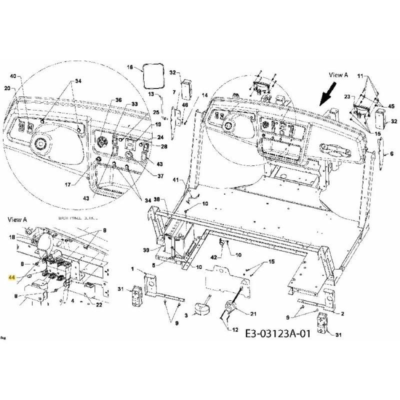 3-Wege-Relaishalter 731-05490 Original MTD