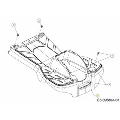 BOARD RUNNING 731-11110 ORIGINAL MTD | Newgardenstore.eu