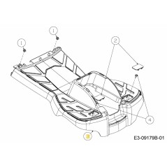 BOARD RUNNING 731-11111 ORIGINAL MTD | Newgardenstore.eu