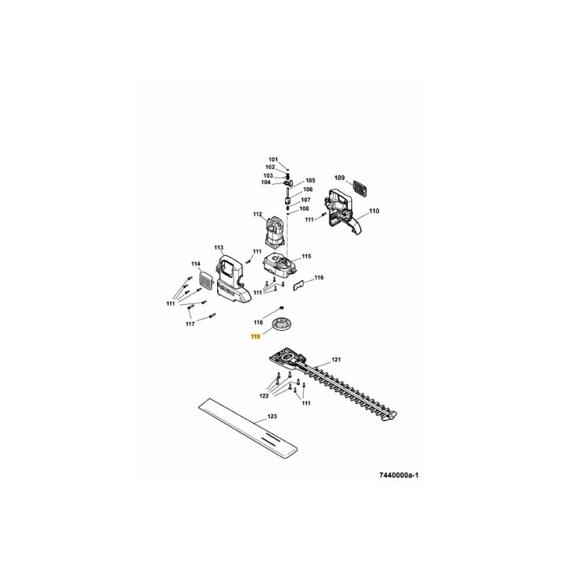 Zahnrad 7440055 ORIGINAL MTD