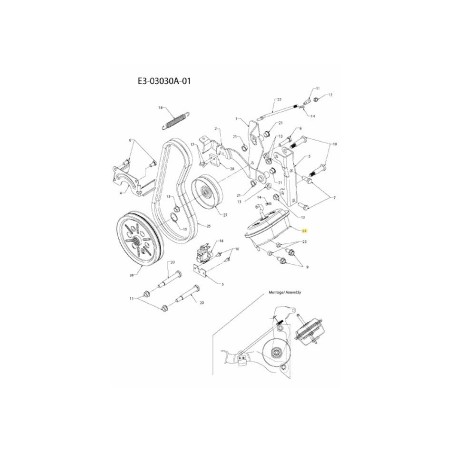 Aktuator-Vakuum-Zapfwelle 751-3173 Original MTD | Newgardenstore.eu