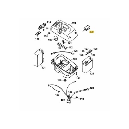 CARGADOR DE BATERÍA 24V, 0,75A 4948060 ORIGINAL MTD | Newgardenstore.eu