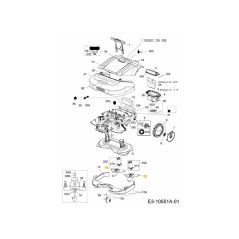 KIT 2 LAME MRK6101A-ET ORIGINALE MTD
