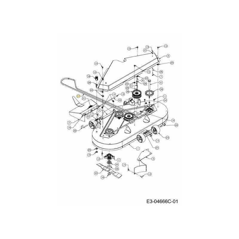 CINGHIA V-TYP A SEC x 203 HI PERF 754-04237 ORIGINALE MTD