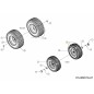 WHEEL CPL. 13X5X6 OYSTER GREY 634-04732 ORIGINAL MTD WHEEL CPL. 13X5X6 OYSTER GREY 634-04732 ORIGINAL MTD