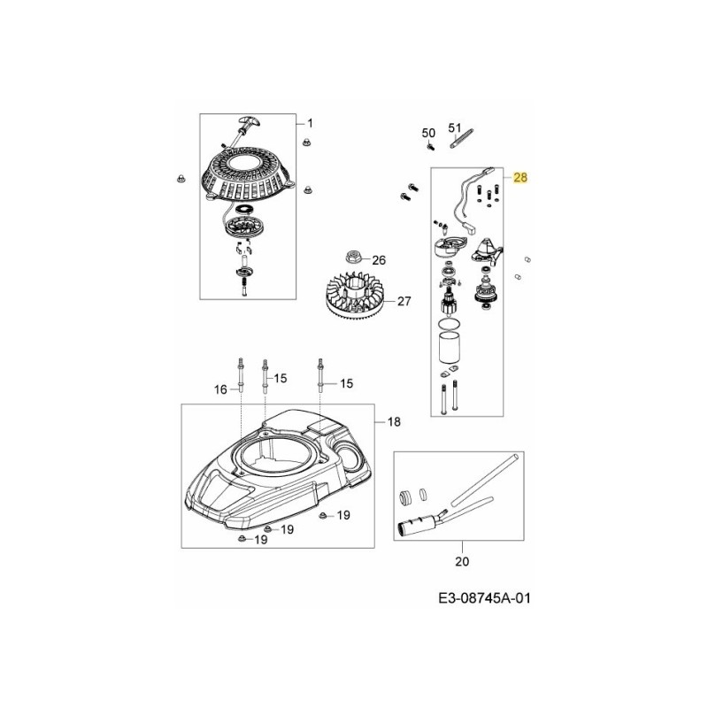 ELECTRIC STARTER 651-05207 ORIGINAL MTD