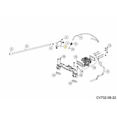 BOMBA DE COMBUSTIBLE KH-009424 ORIGINAL MTD | Newgardenstore.eu