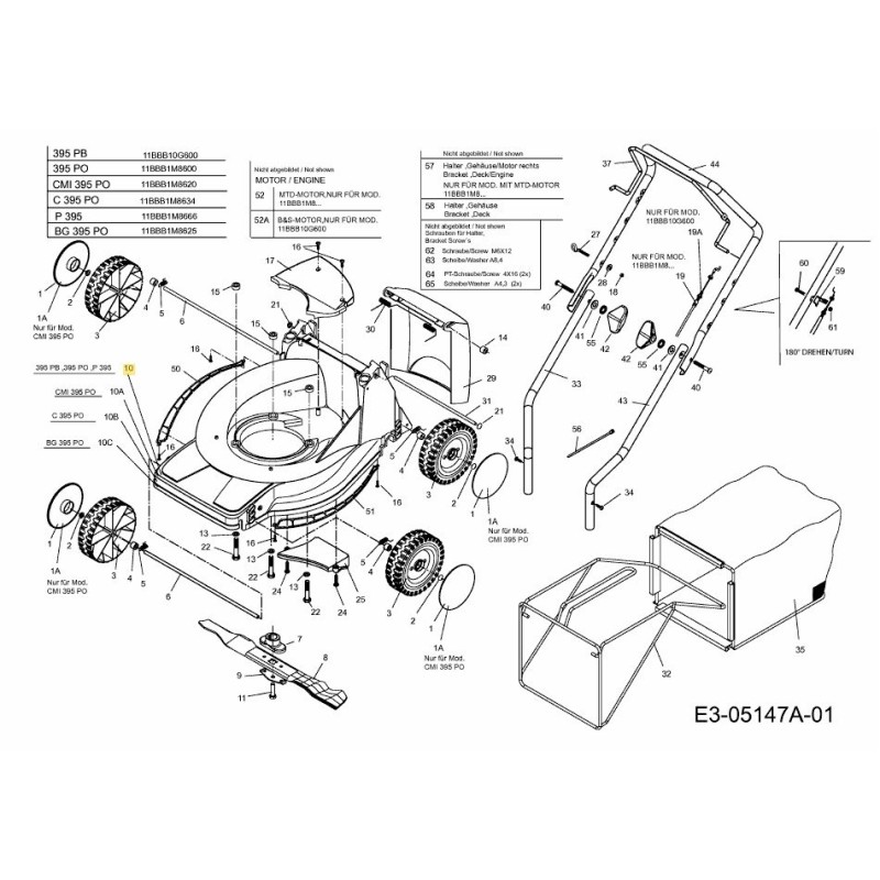 PLATAFORMA DE CORTADORA ROJA SG-4062550A ORIGINAL MTD