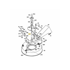 EJE DE CUCHILLA SCOOTER SV 6155182 ORIGINAL MTD