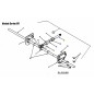 Worm shaft 717-0526 ORIGINAL MTD