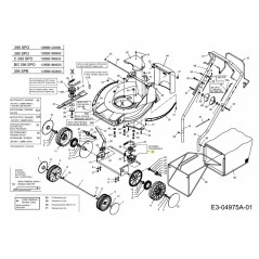 ATTREZZATURA COMPLETA SG-2046860 ORIGINALE MTD | Newgardenstore.eu