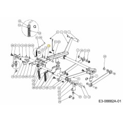 ARM SLIDER LIFT INDEX 703-08388A ORIGINAL MTD | Newgardenstore.eu