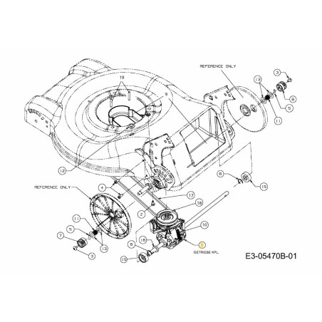 TRANS ASM:J-DECK 618-04992 ORIGINAL MTD | Newgardenstore.eu