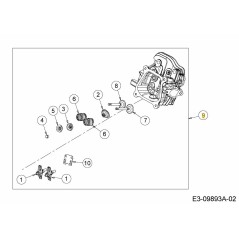 TESTATA DEL CILINDRO 651-05326 ORIGINALE MTD | Newgardenstore.eu