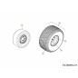 WHEEL CPL. 11x6-5 634-05664A ORIGINAL MTD