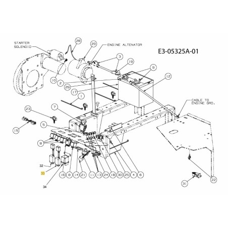 GLOWPLUG TIMER 129211-77920 ORIGINAL MTD | Newgardenstore.eu