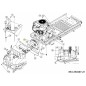 Auspuffschalldämpfer Kawasaki Twin 751-11471F Original MTD