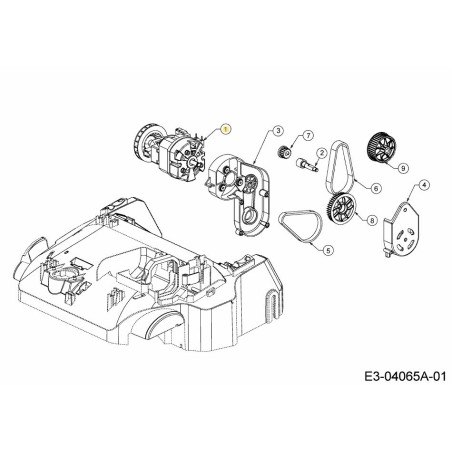 Elektromotor 624-05024 Original MTD | Newgardenstore.eu