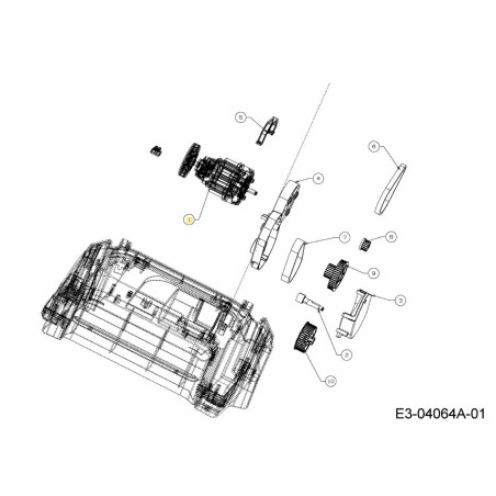 MOTOR ELÉCTRICO 624-05025 ORIGINAL MTD | Newgardenstore.eu