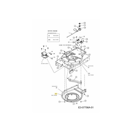 UNTERES GEHÄUSE 781-0721B-CY ORIGINAL MTD | Newgardenstore.eu