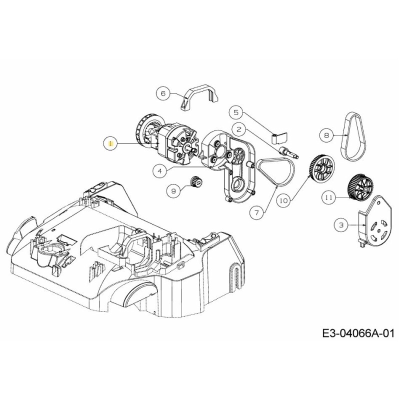 MOTEUR ÉLECTRIQUE 624-05026 ORIGINAL MTD