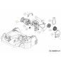 MOTORE ELETTRICO 624-05026 ORIGINALE MTD