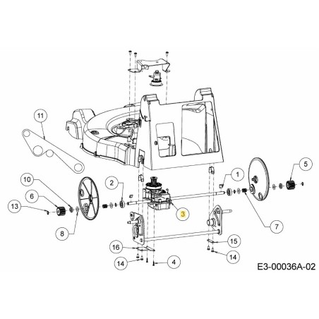 TRANS VARTR:MC500:53CM:740EVO 618-07330 ORIGINAL MTD | Newgardenstore.eu
