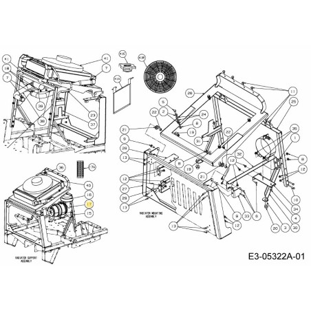 AIR CLEANER ASM. 01009880 ORIGINAL MTD | Newgardenstore.eu