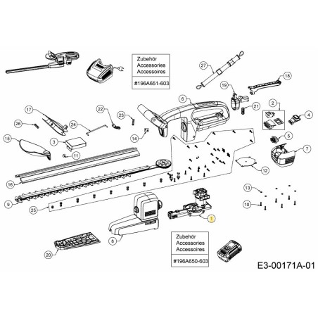MOTOR COMPLETO 624-05178 ORIGINAL MTD | Newgardenstore.eu