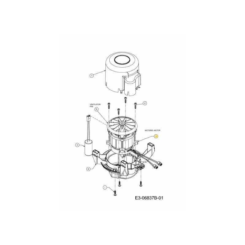 MOTOR ELÉCTRICO 724-04204 ORIGINAL MTD