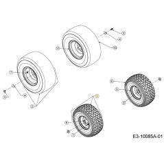 WHL:COMPL:15x6x6:SQ SH PLST 634-05178-CB ORIGINAL MTD | Newgardenstore.eu