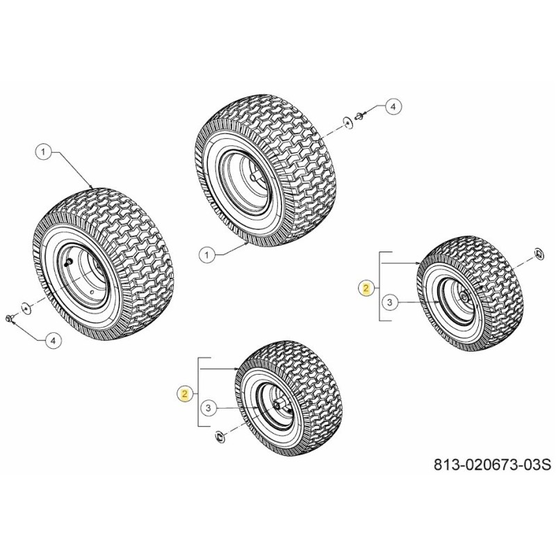 JANTE COMPLÈTE 15X6X6 GRIS 634-05178A-S ORIGINAL MTD