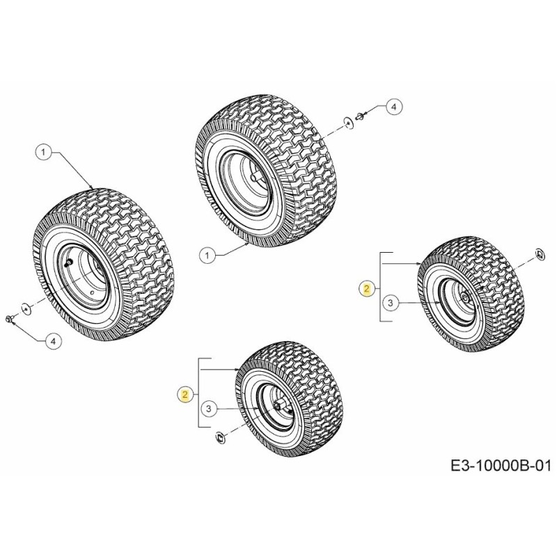 JANTE COMPLÈTE 15X6X6 GRIS 634-05178AGR ORIGINAL MTD
