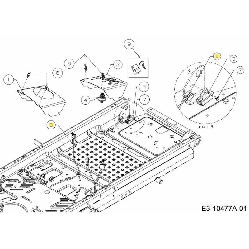 CABLAGGIO ELETTRICO 725-07129 ORIGINALE MTD