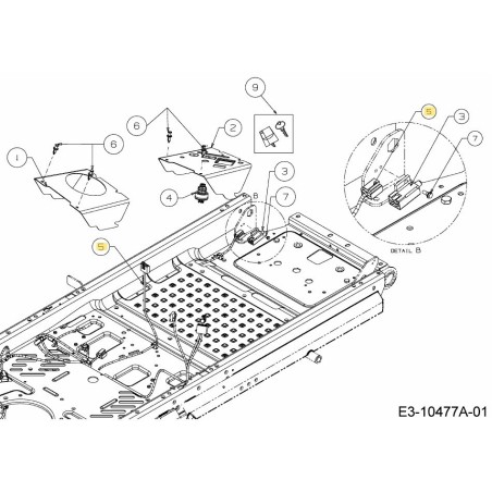 WIRE HARNESS 725-07129 ORIGINAL MTD | Newgardenstore.eu