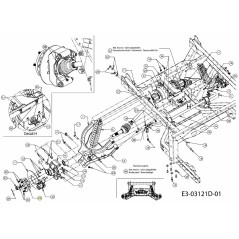 HUB ASM-WHEEL 4X4 618-04489 ORIGINAL MTD