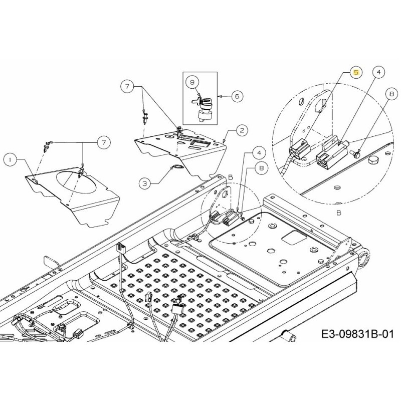 WIRE HARNESS 725-06506A ORIGINAL MTD