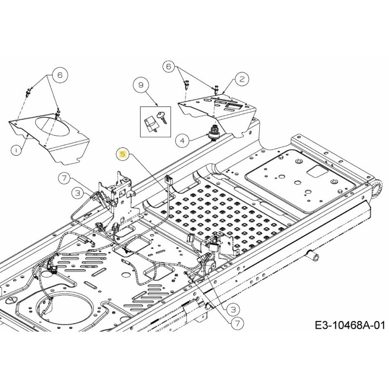 WIRE HARNESS 725-07130 ORIGINAL MTD