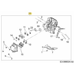 TESTATA DEL CILINDRO 651-05403 ORIGINALE MTD | Newgardenstore.eu
