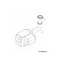 Kraftstofftank: CUB GT 751-0819B Original MTD