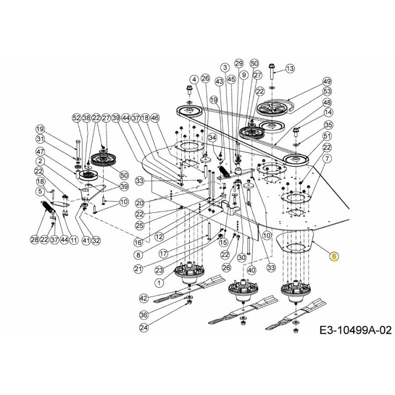 PIASTRA DI SUPPORTO 703-11008ACY ORIGINALE MTD